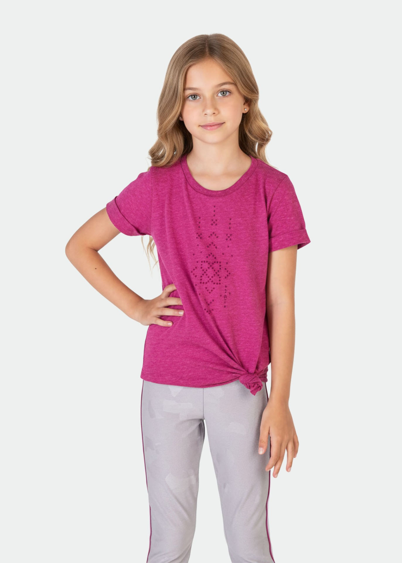 Camiseta Infantil Feminina Manga Curta Harmonia